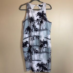 Simons (Icōne) Palm Tree Dress
